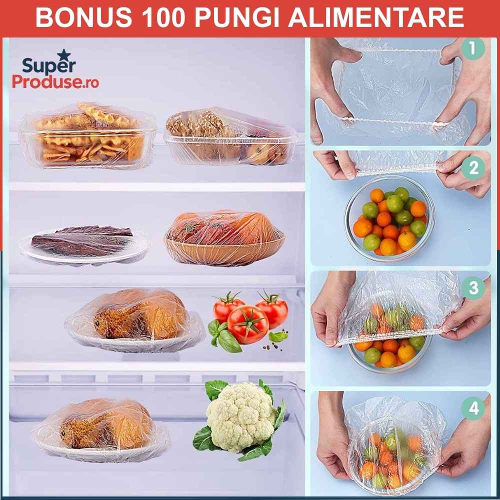 Oferta -50% aparat mic dejun+100 pungi