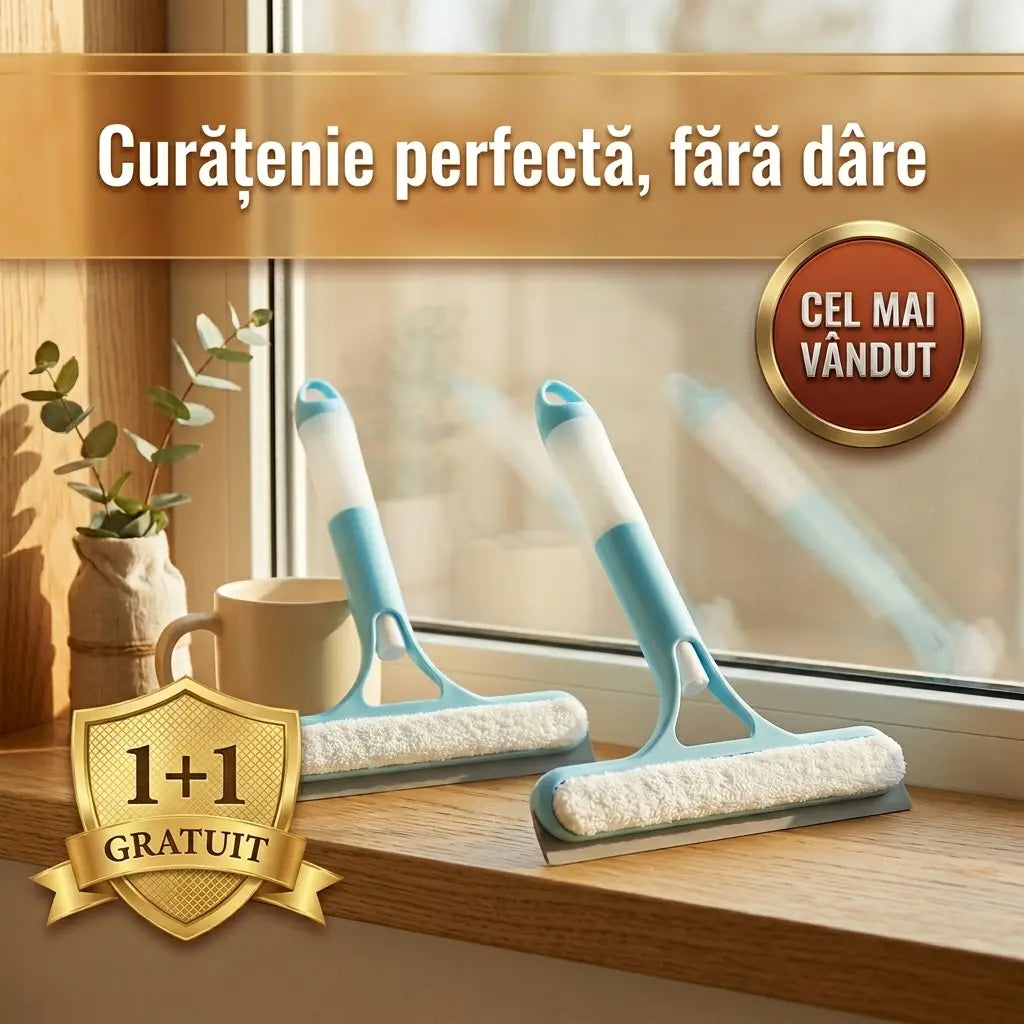 2 curatatoare geamuri cu pulverizator