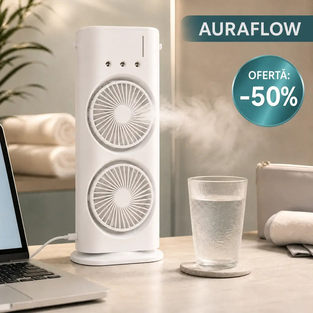 ventilator dublu cu umidificator