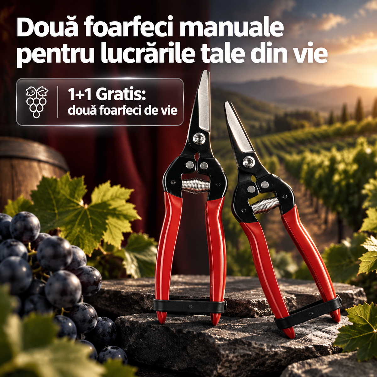 1+1 gratis foarfeca de vie