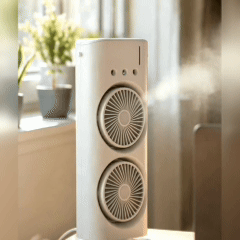 ventilator dublu cu umidificator