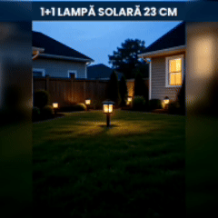 2 lampi solare 23cm