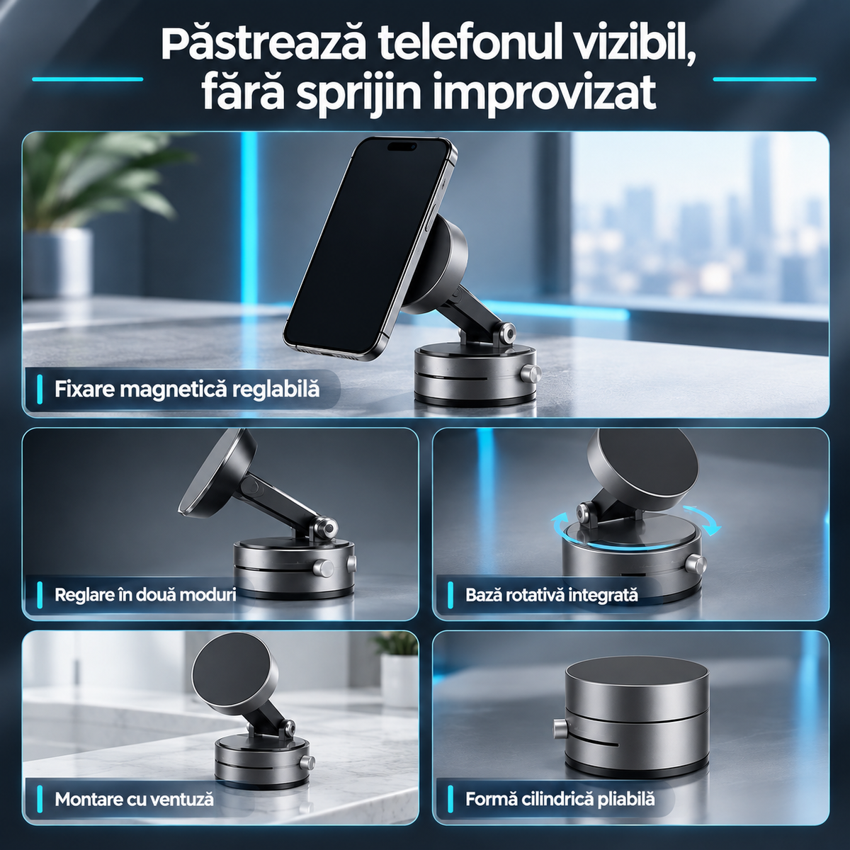 suport telefon pliabil
