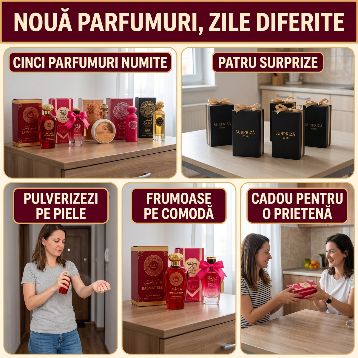 5+4 GRATIS Parfumuri Damă · Colecția Diamant