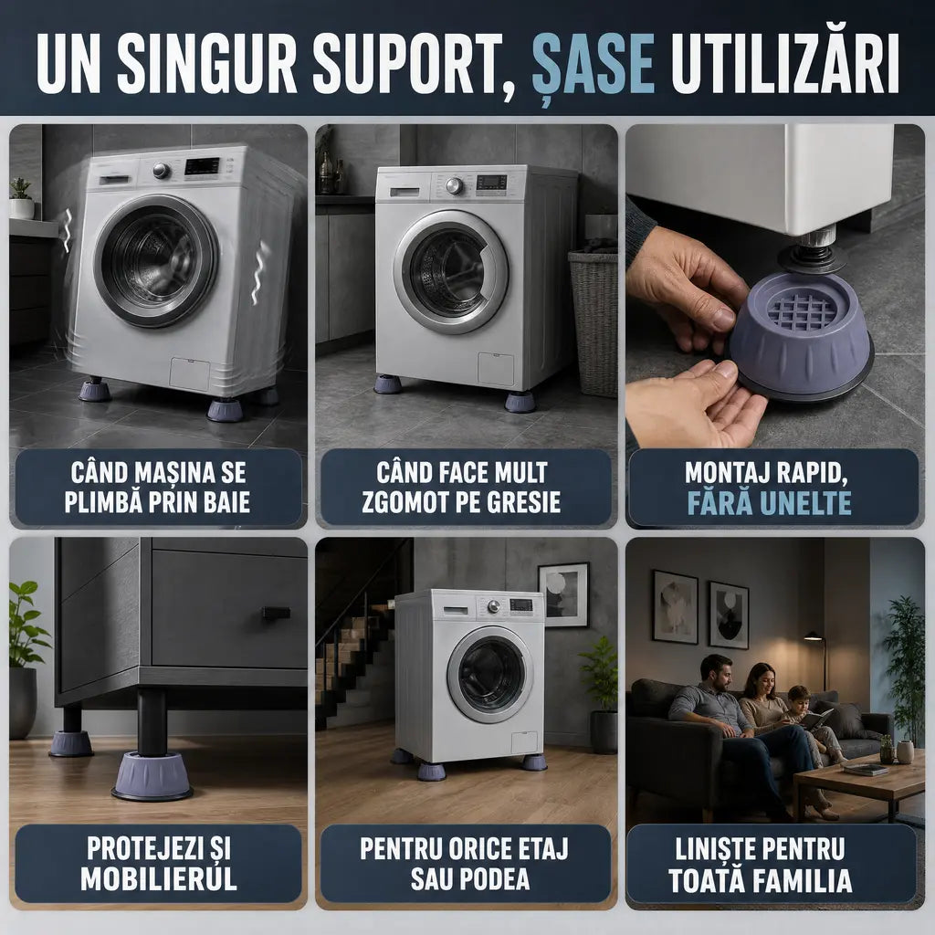 1+1 picioruse anti-vibratii