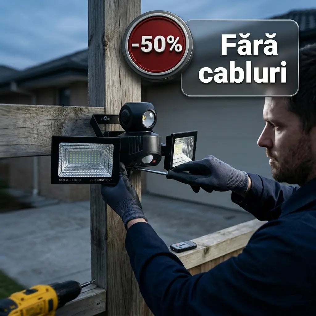 proiector solar dublu +cadou