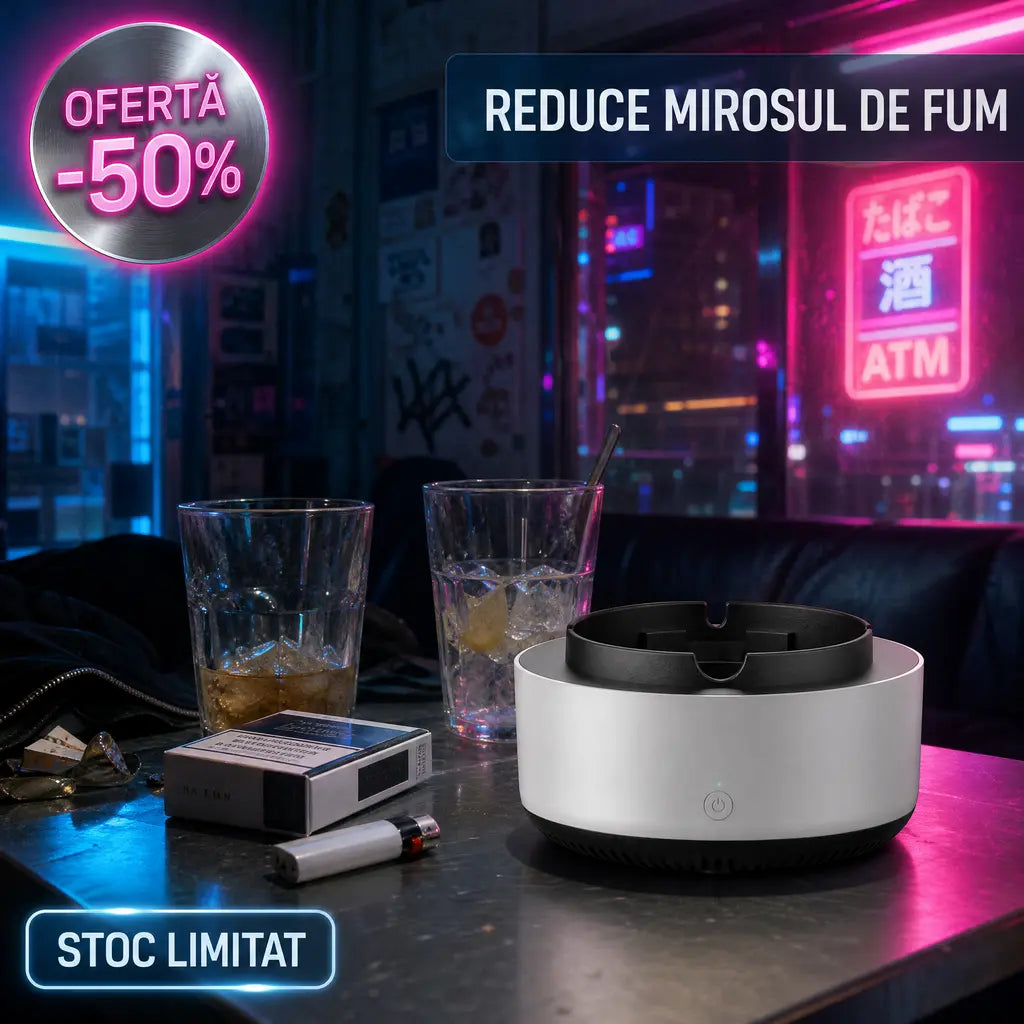 scrumiera electrica+cadou