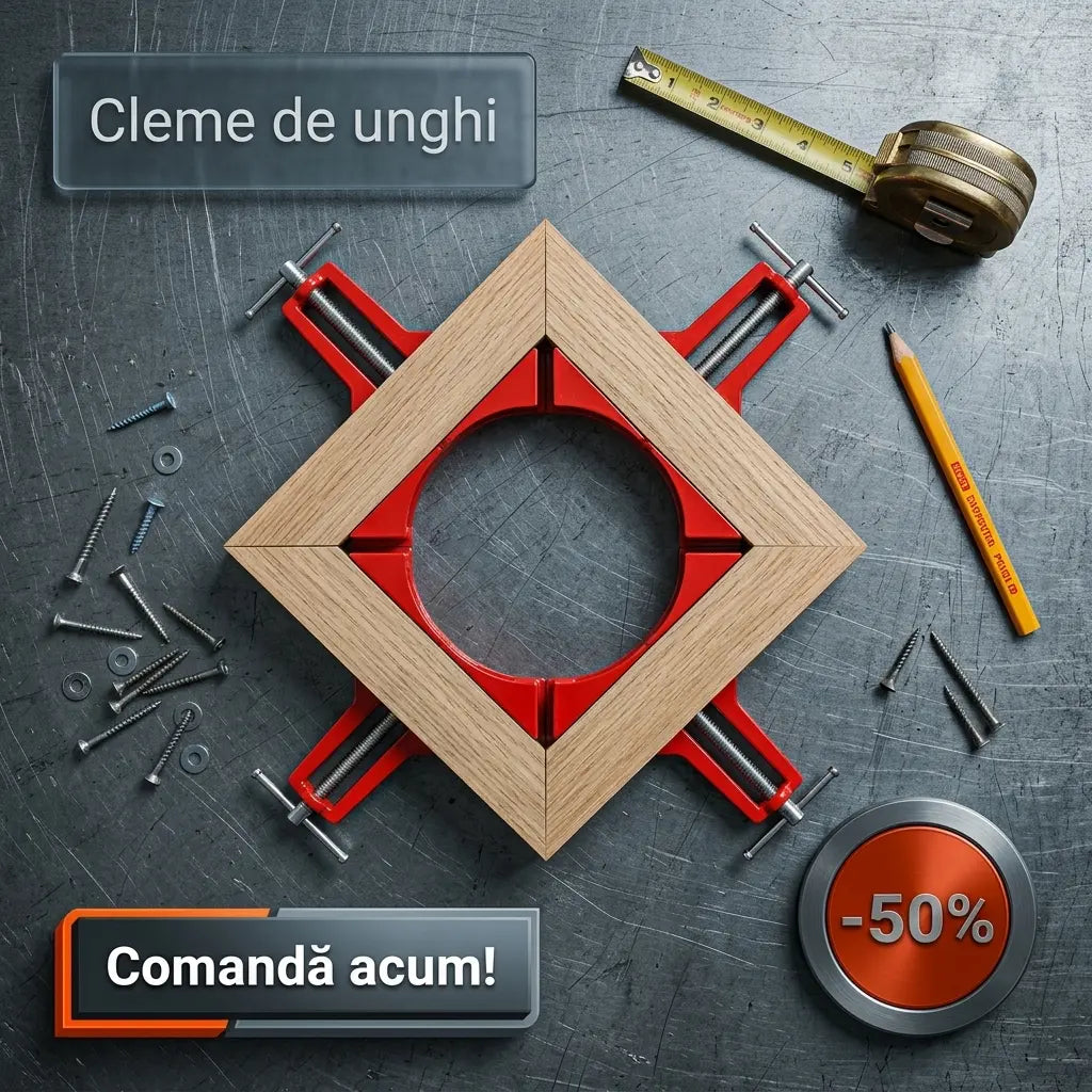 4 Cleme de unghi de dulgher+cadou