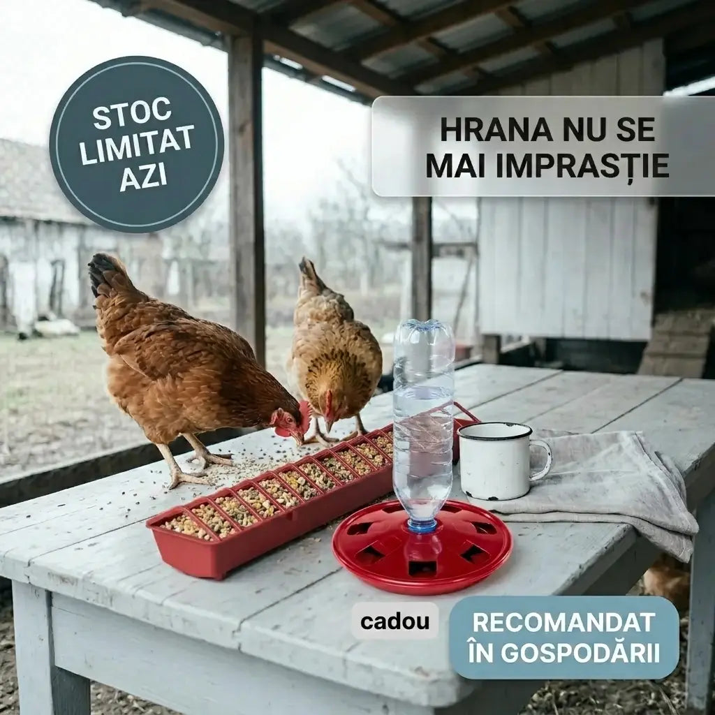 hranitoare gaini+adapator
