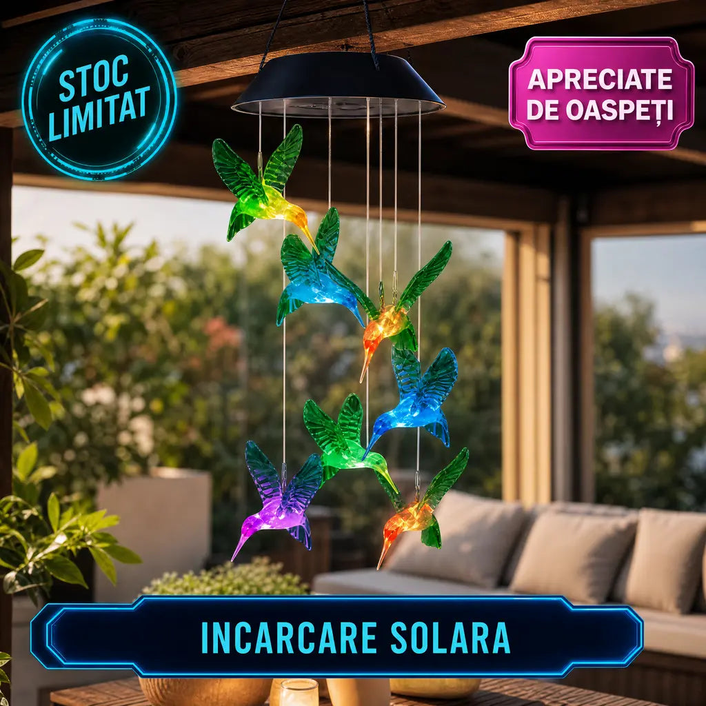 6 leduri solare colibri