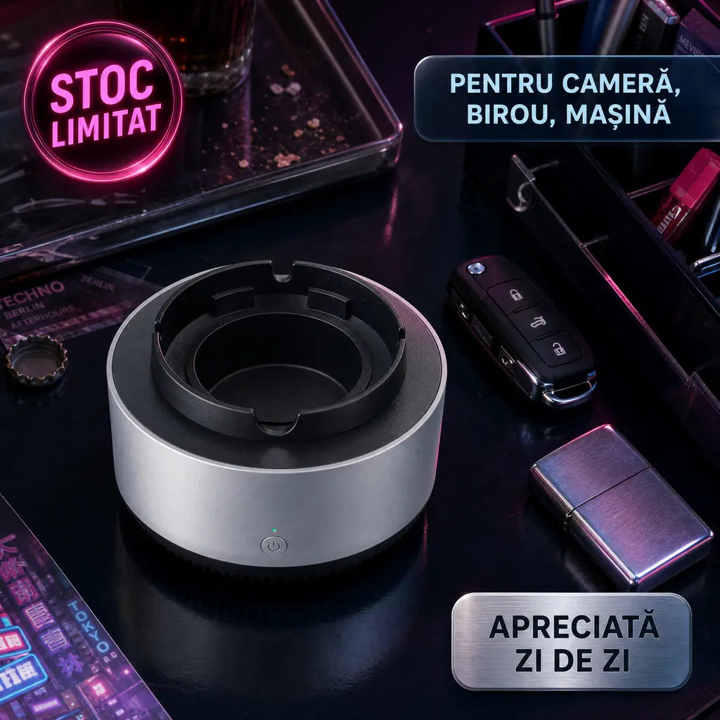 scrumiera electrica+cadou