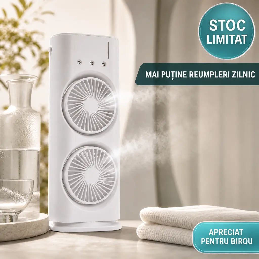 ventilator dublu cu umidificator