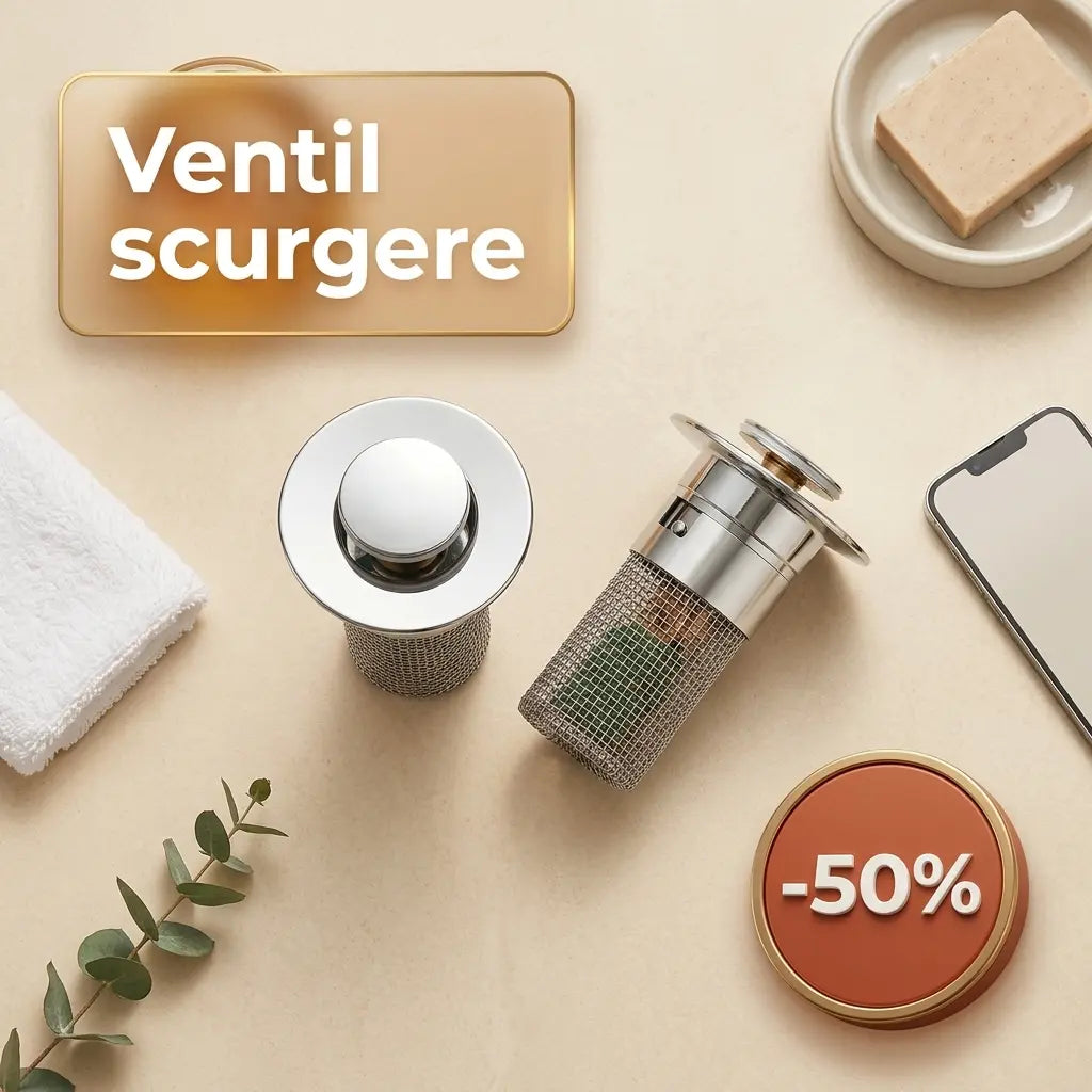 2 Ventile scurgere+cadou