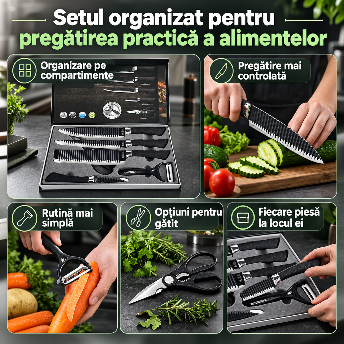set cutite profesionale