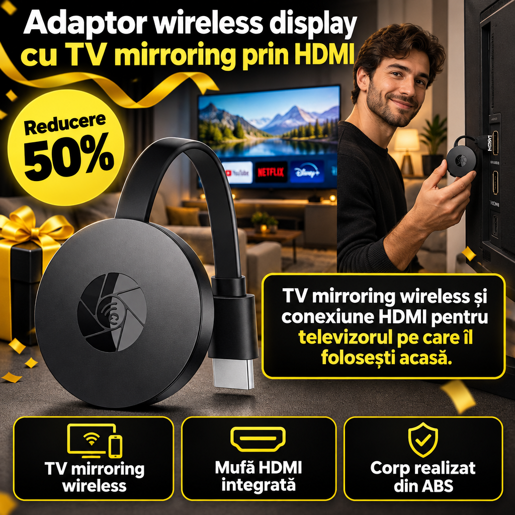 Adaptor Wireless Chromecast