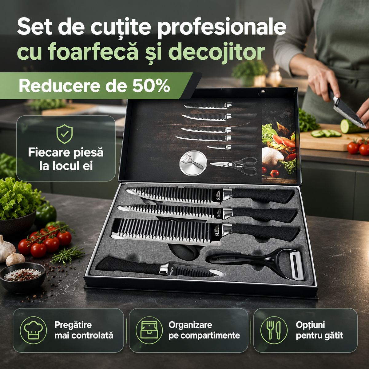 set cutite profesionale