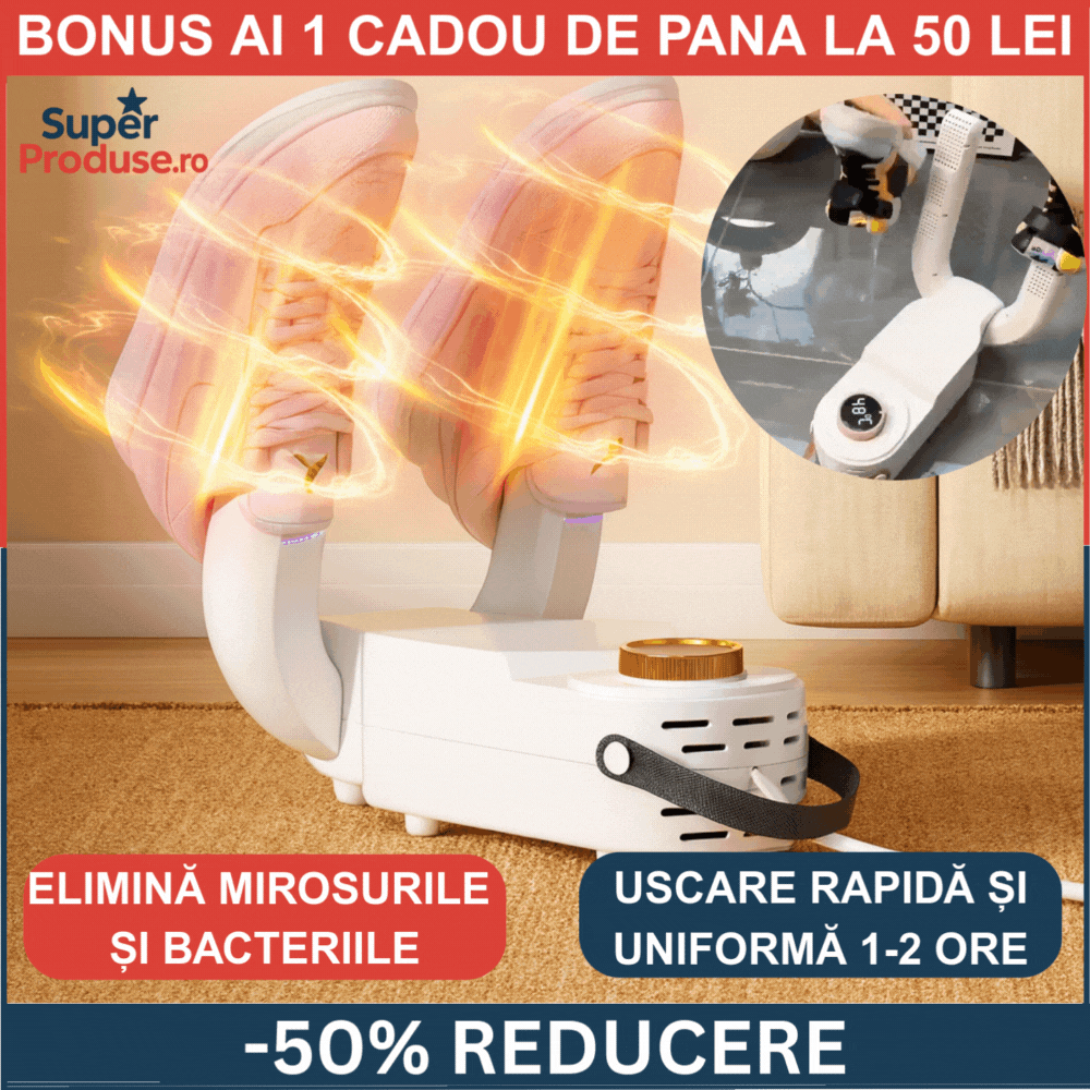 Oferta -50% uscator adidasi+cadou