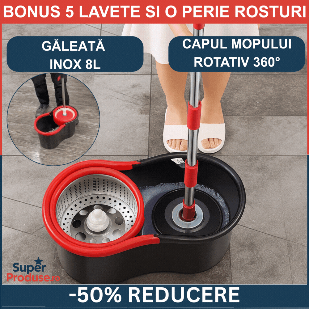 Oferta -50% mop spin +bonusuri