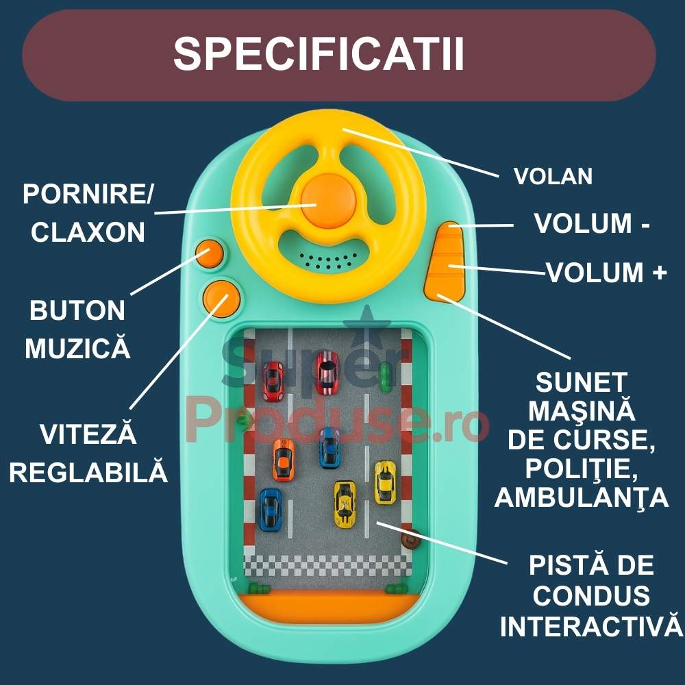 Oferta -50% masina cu volan+cadou