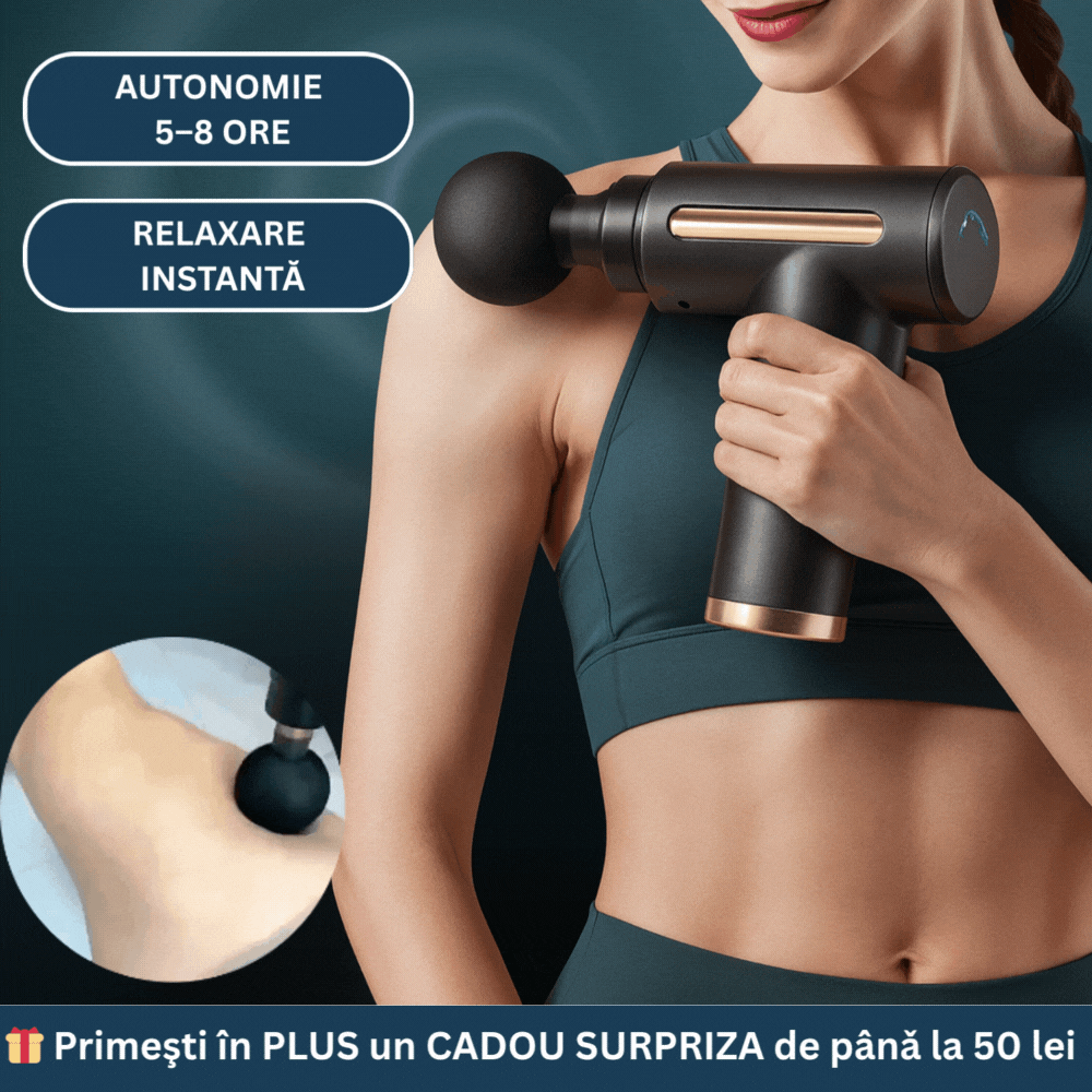 Oferta -50% aparat masaj 4 capete+cadou