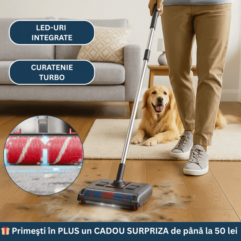 Oferta -50% aspirator fara fir+bonus