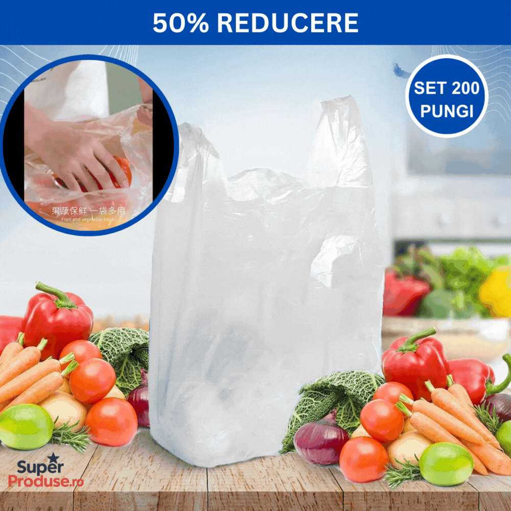 Oferta -50% rola pungi alimentare