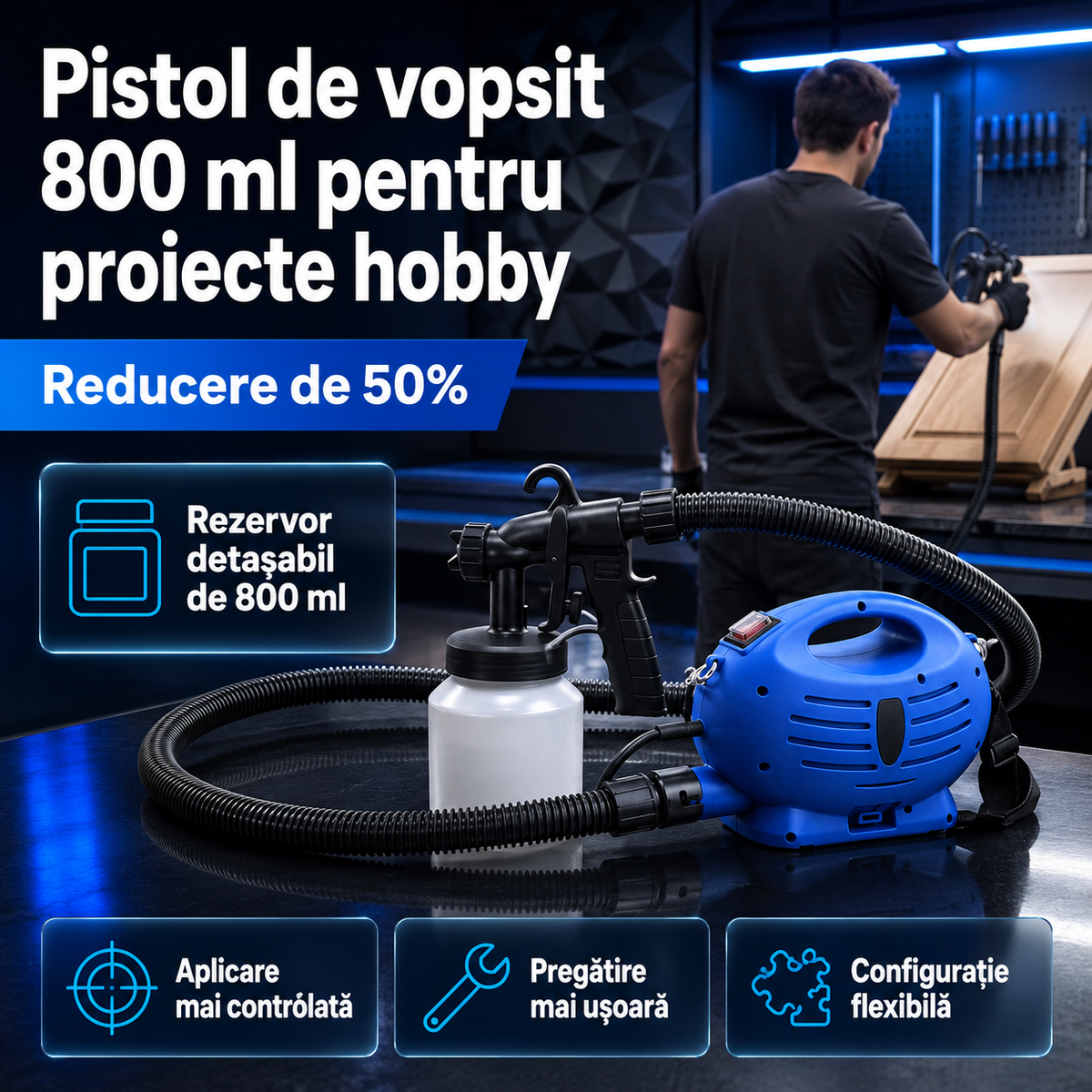 pistol vopsit 800ml