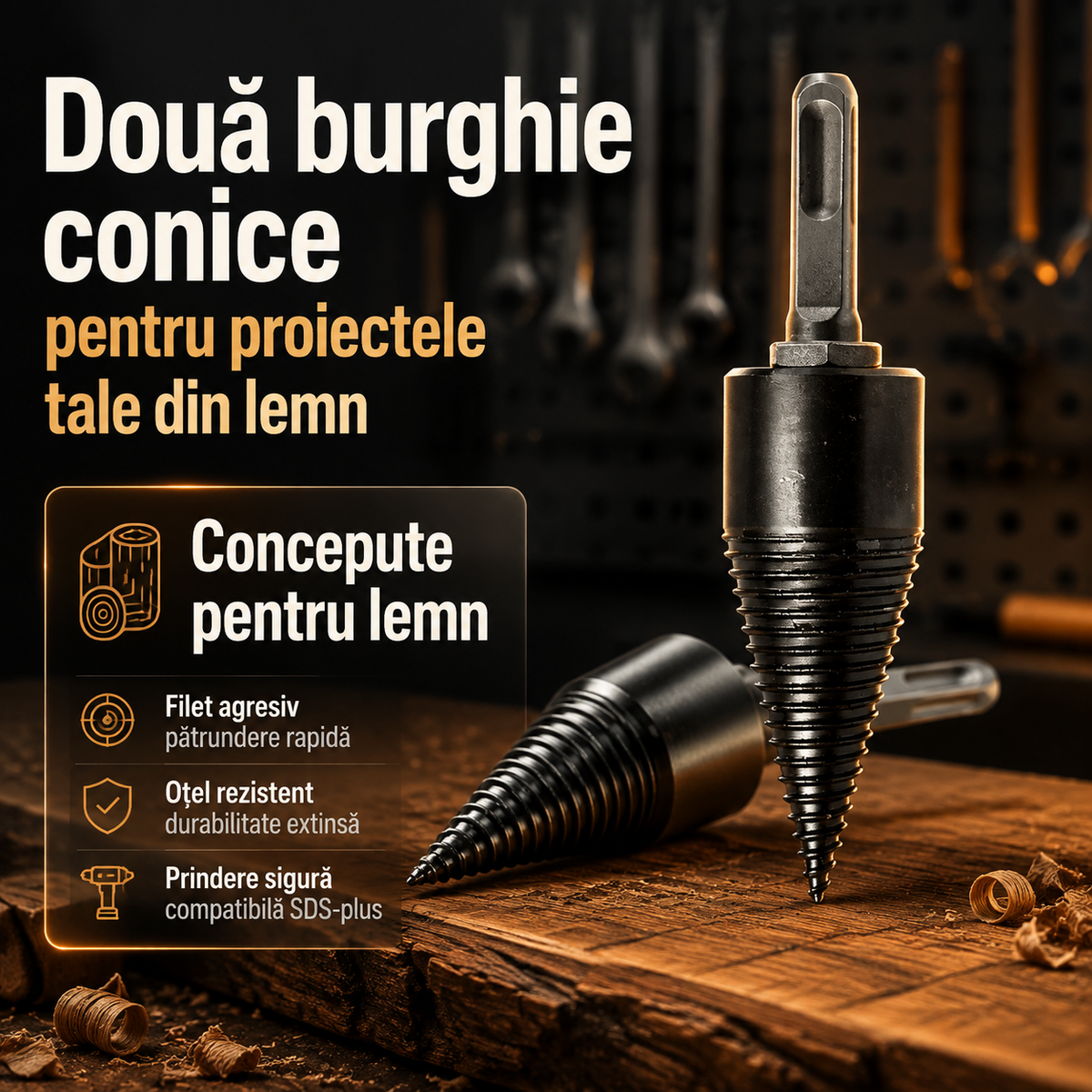 2 burghie conice
