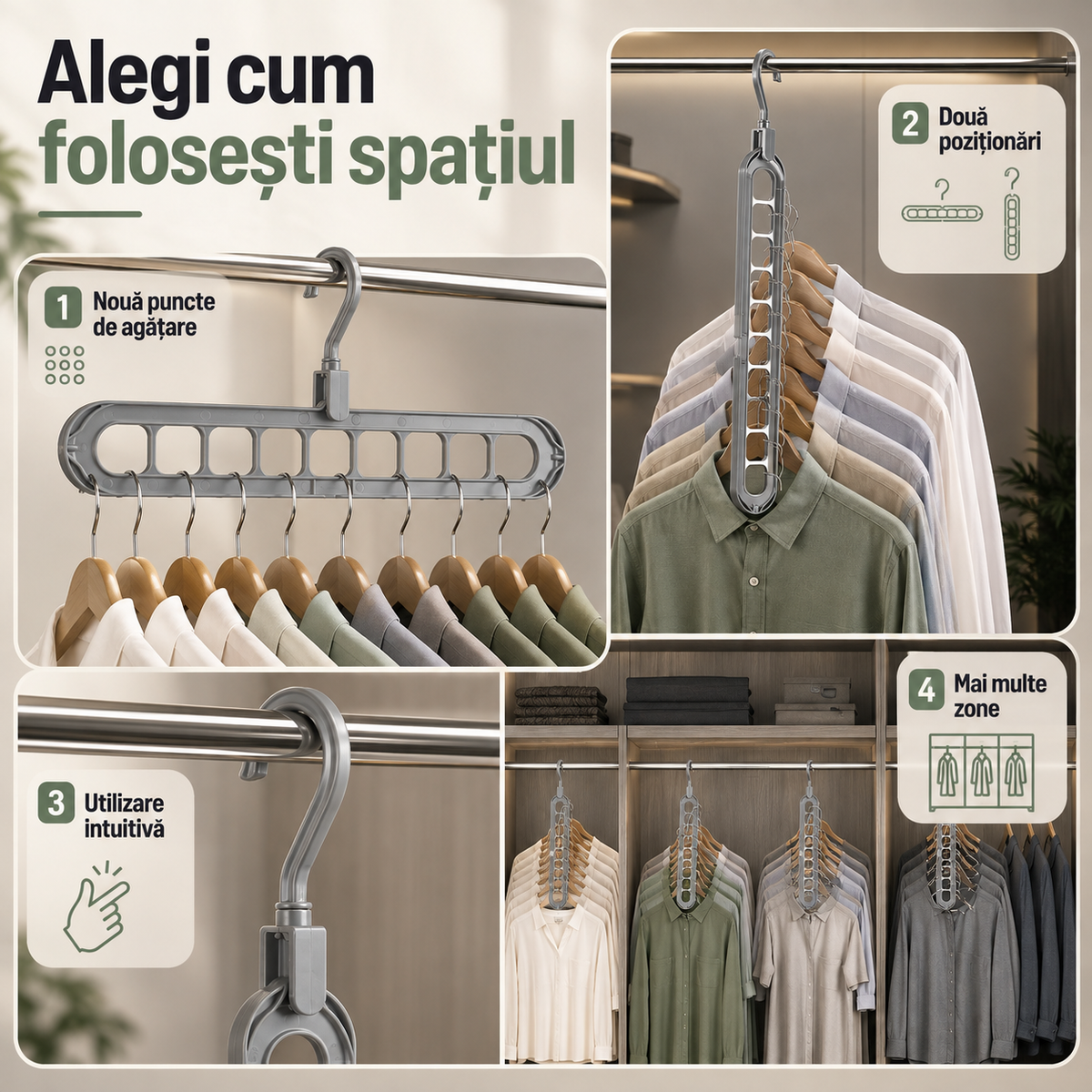 2+2 Gratis organizatoare umerase