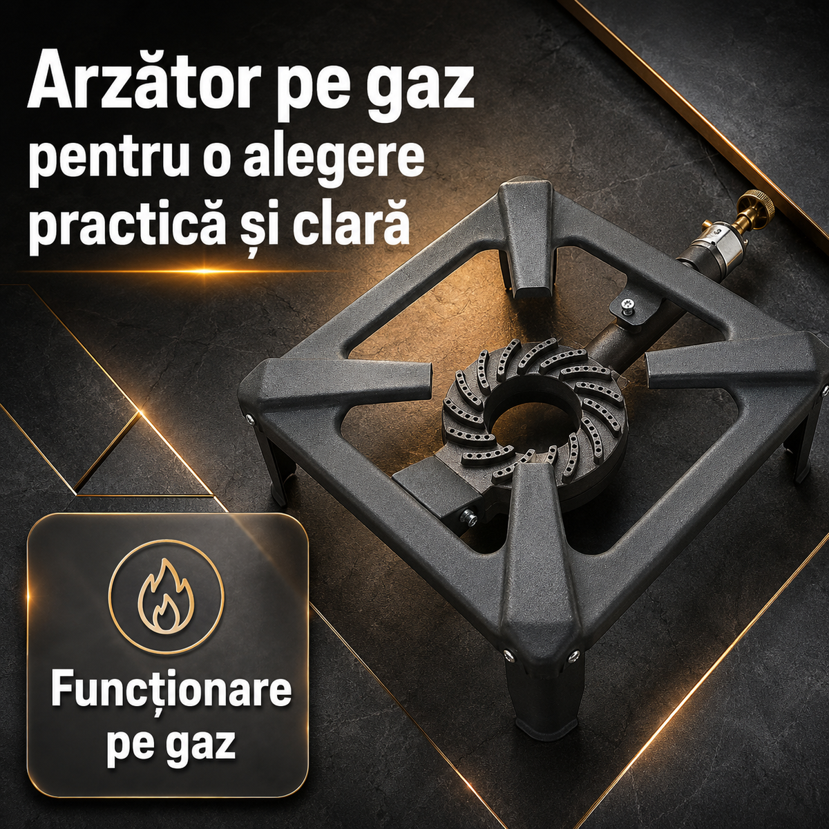 arzător pe gaz