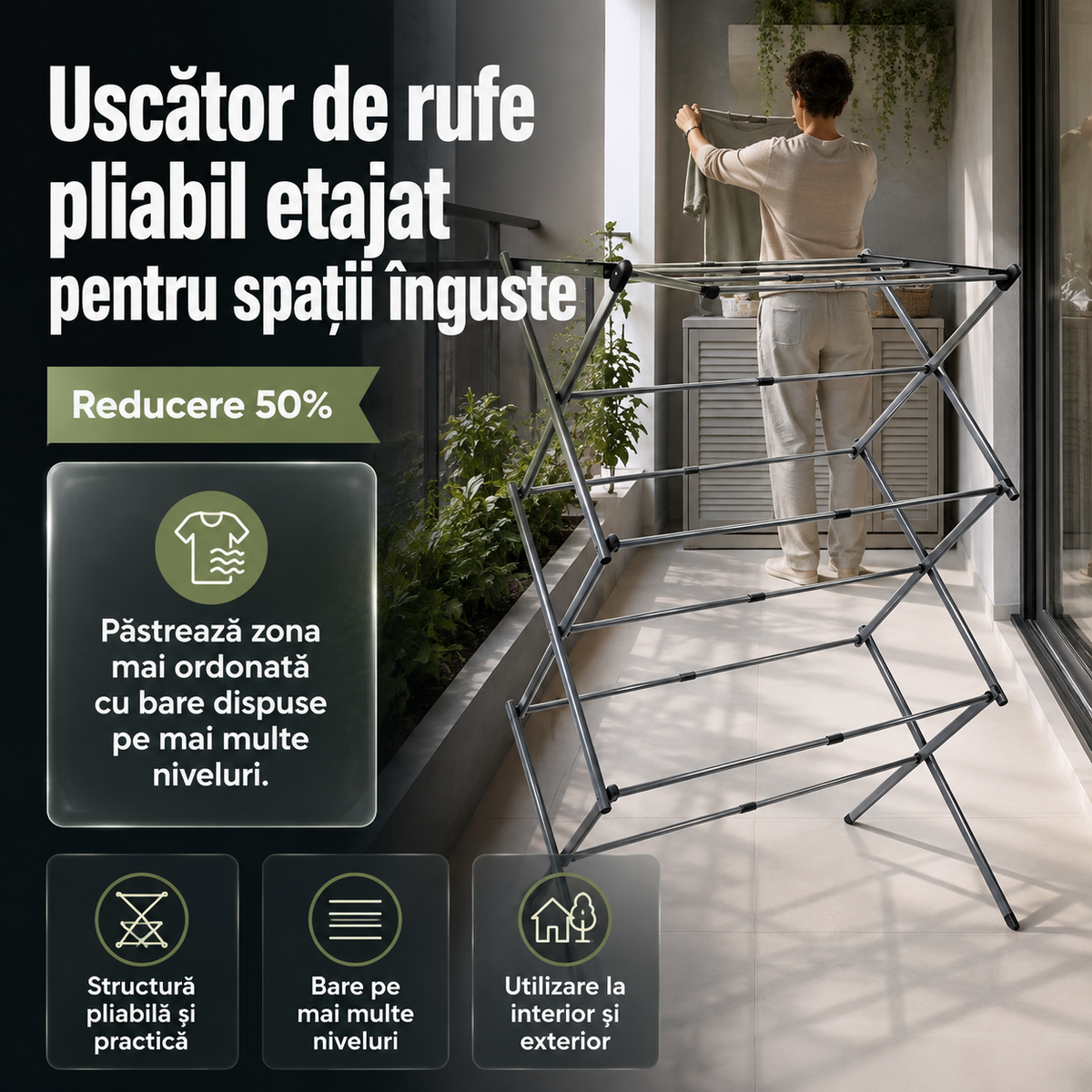 uscator rufe pliabil