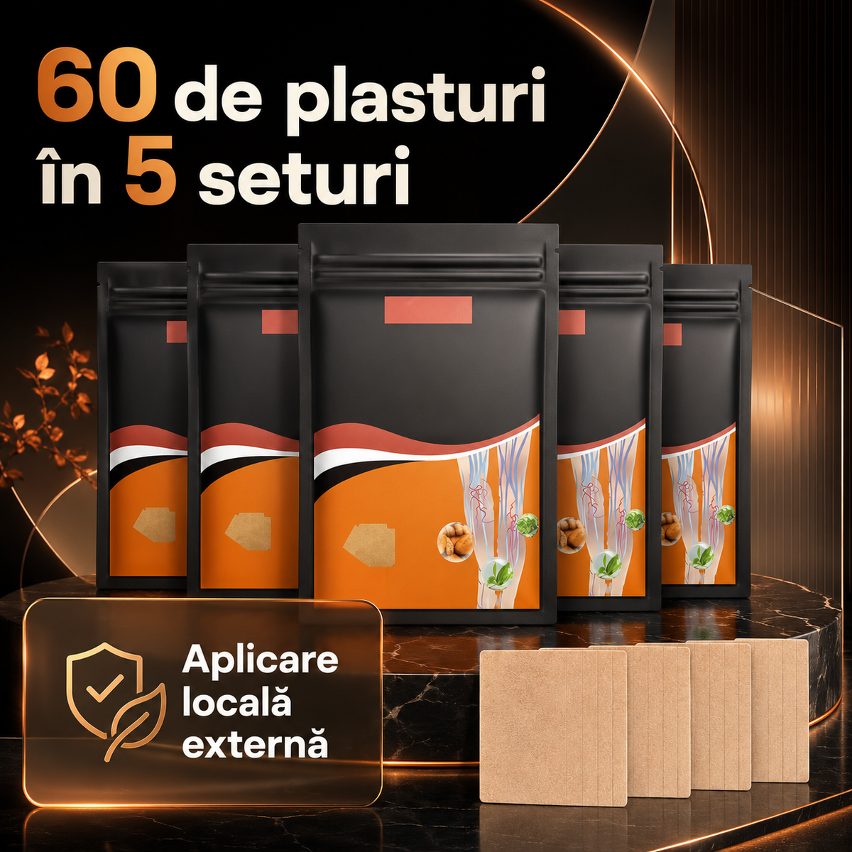 5 plasturi varice