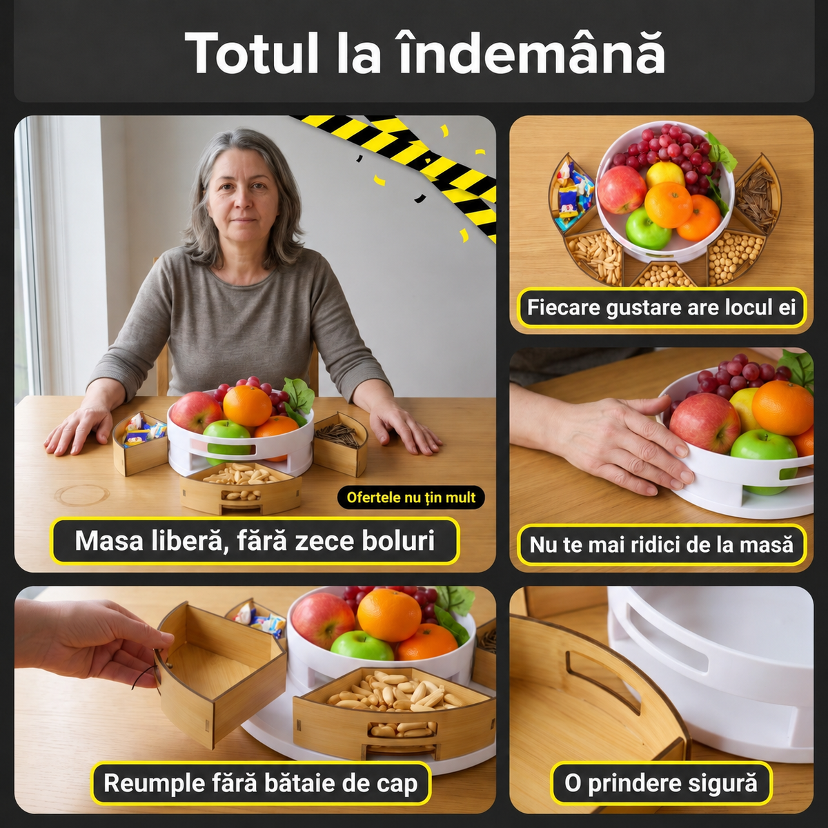 tava rotativa dubla