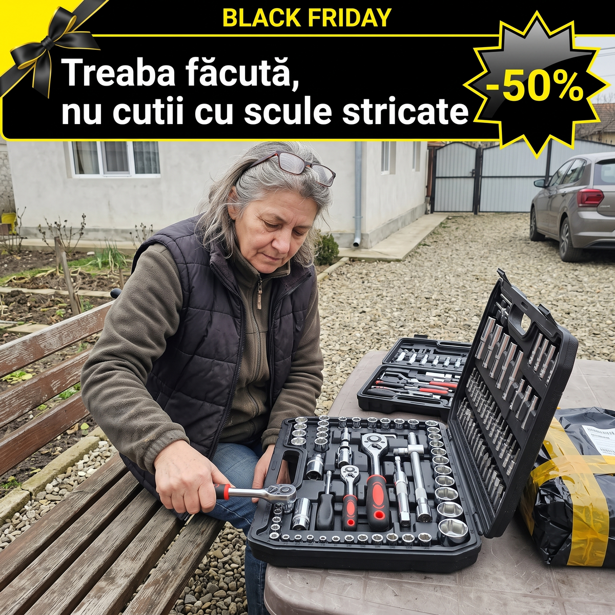 Trusa chei tubulare 108 piese