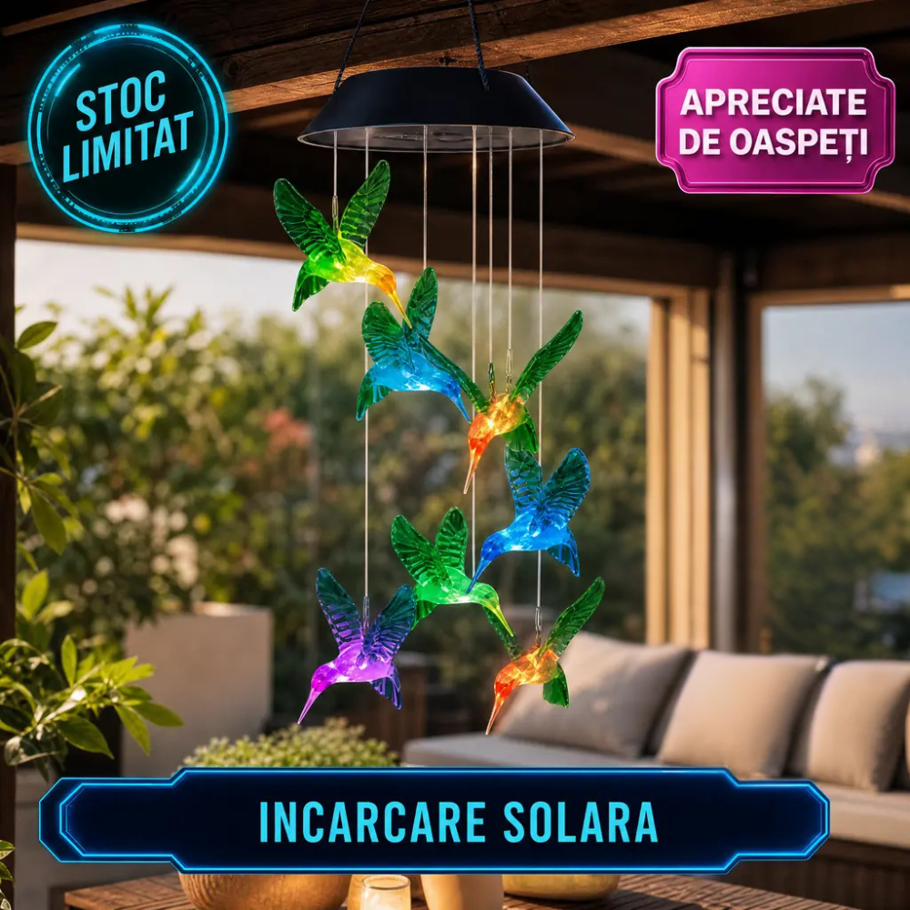 lampa solara colibri