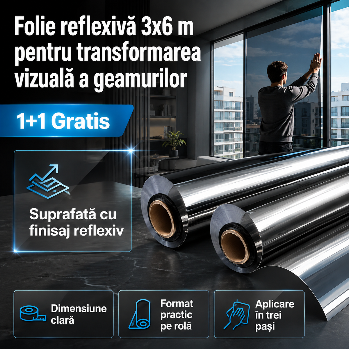 2 folii reflexive