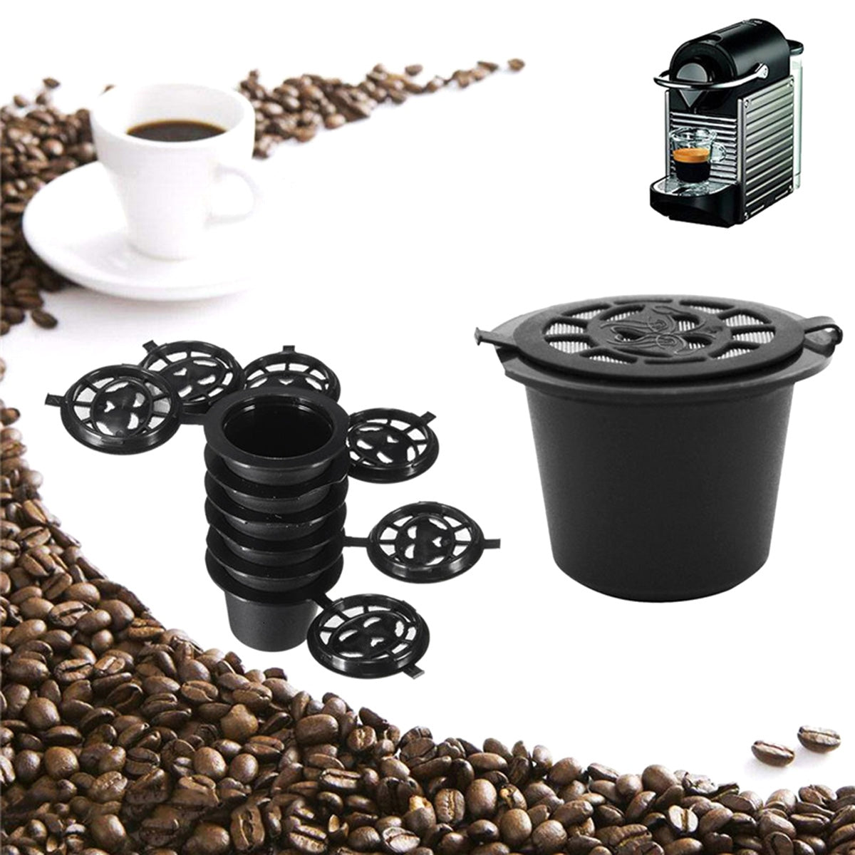 Set 5 Capsule Reutilizabile Nespresso