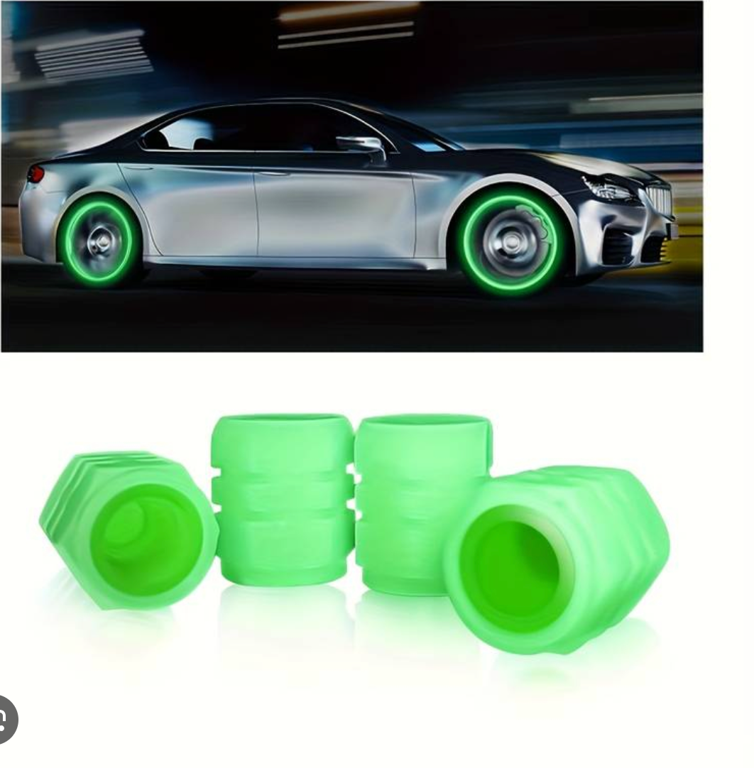 Set 4 capace roti fosforescente