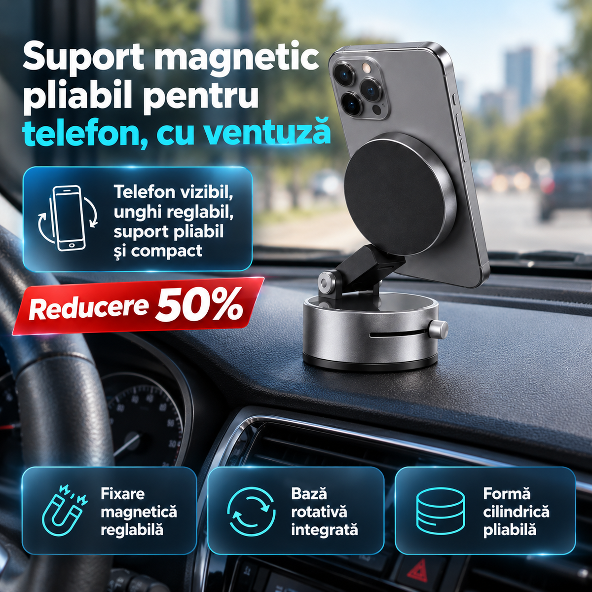 suport telefon pliabil