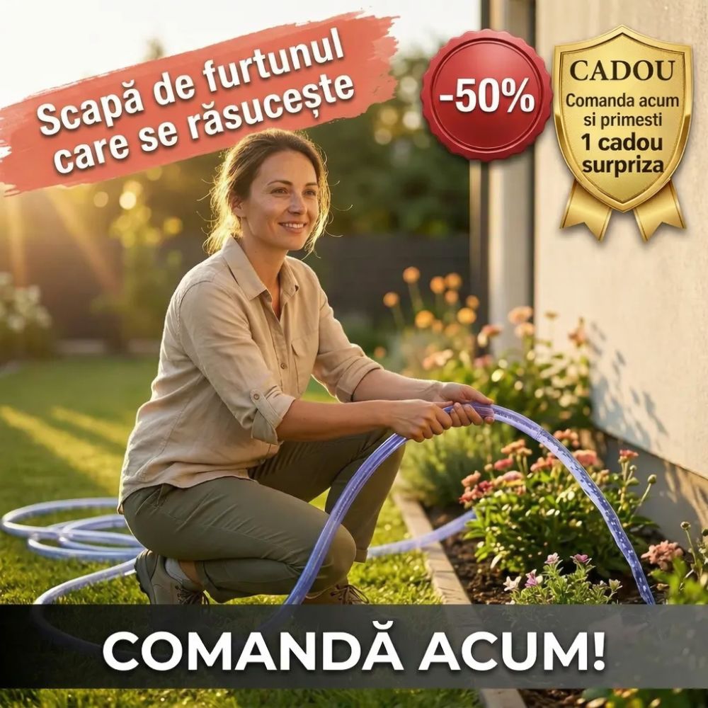 Furtun 50 m+cadou