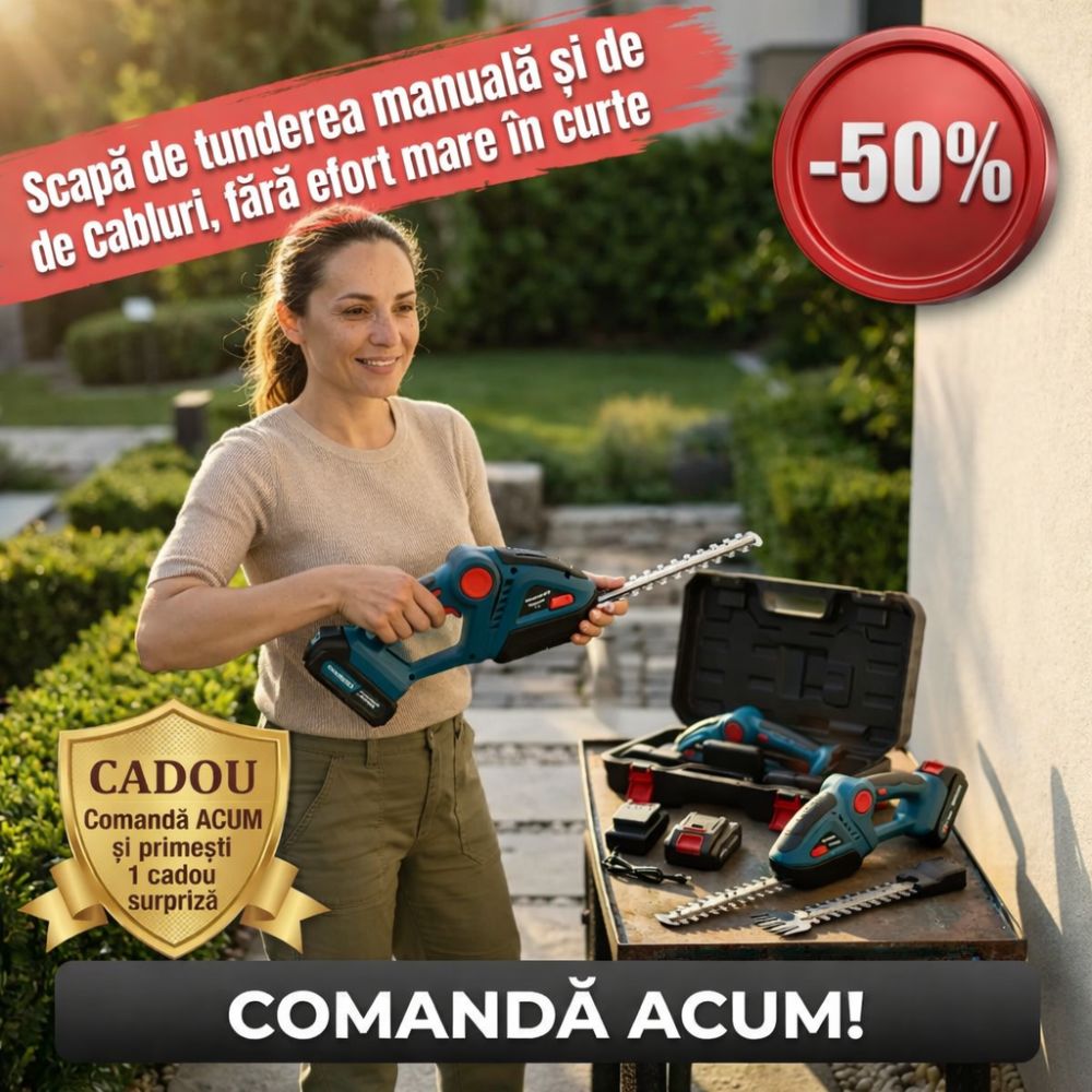 masina de tuns gard viu+cadou