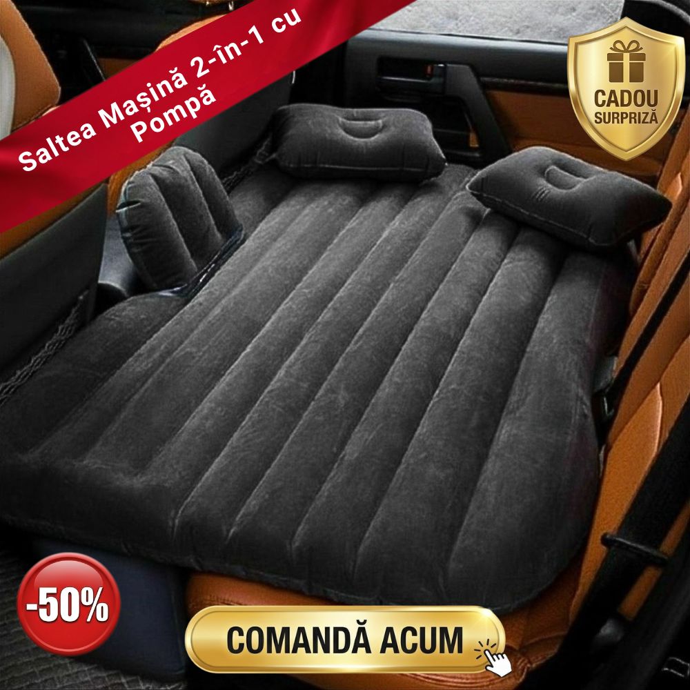 saltea auto gonflabila+cadou