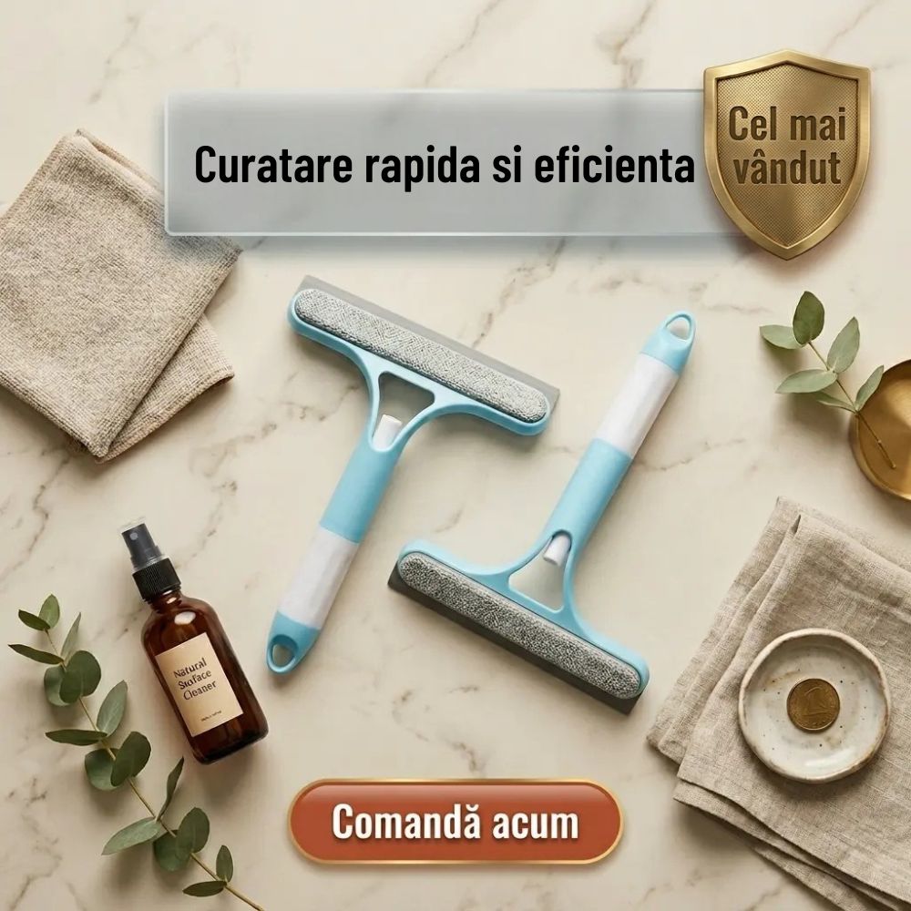 2 curatatoare geamuri cu pulverizator