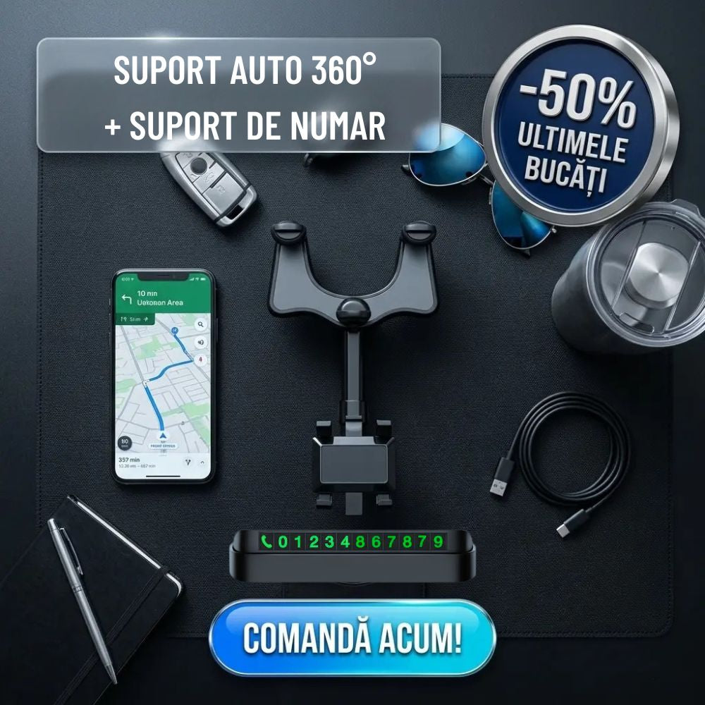 Suport telefon+suport numar