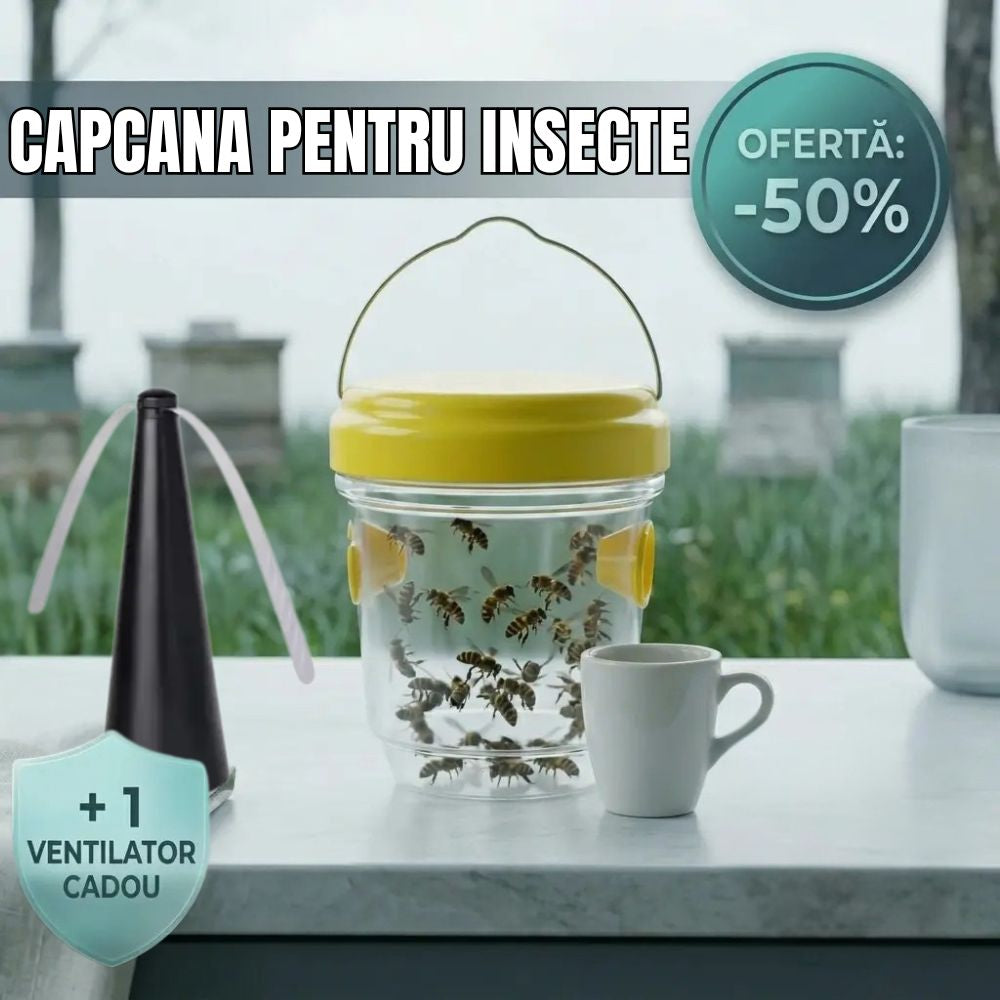 Capcana insecte+ventilator anti-muste