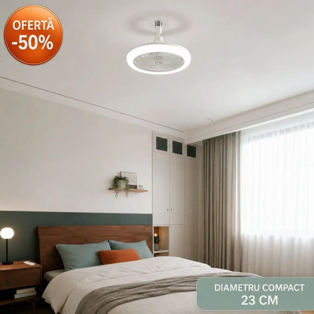 lampa cu ventilator