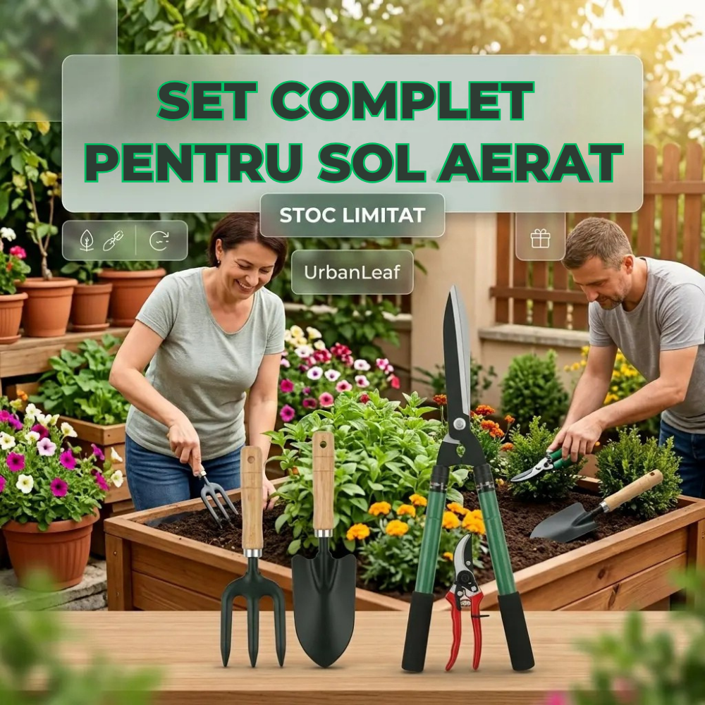 set 4 ustensile gradinarit