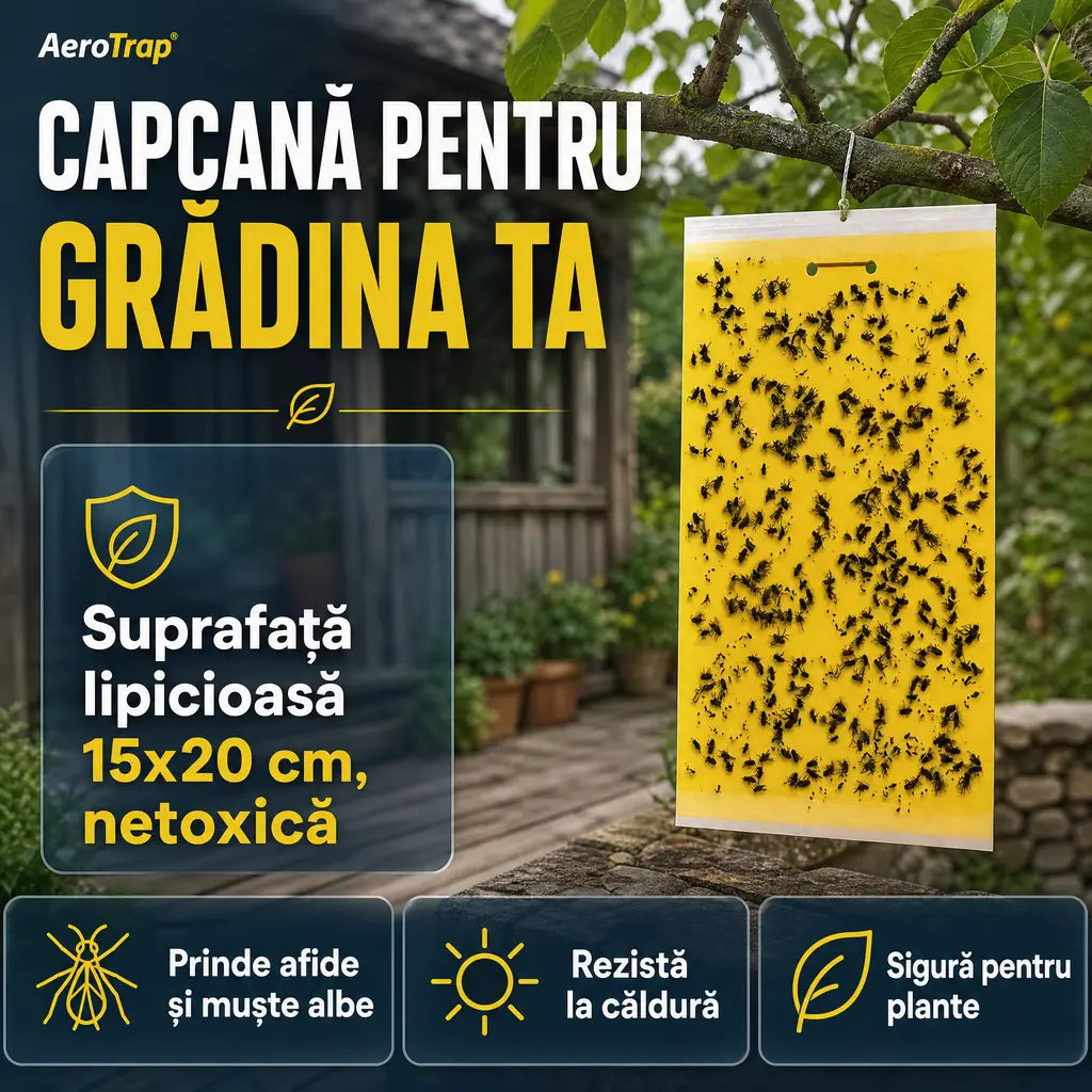 2+2 capcane lipicioase insecte