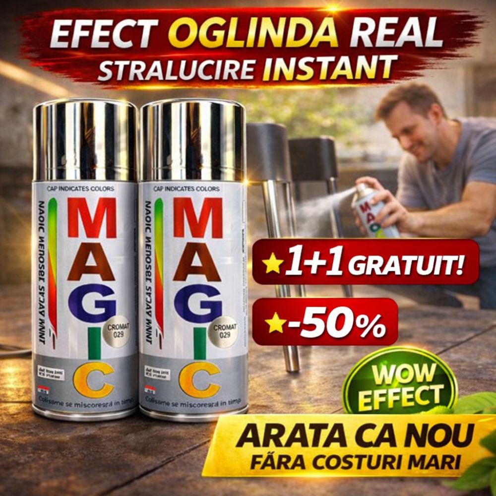 2 spray cromata+cadou