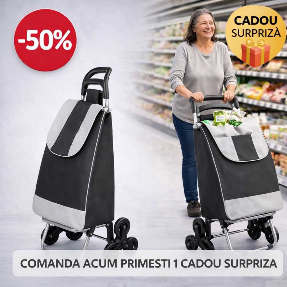 Oferta -50% carucior de cumpǎrǎturi+cadou